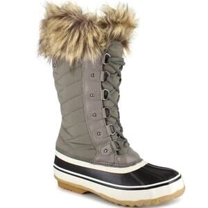 Portland Boot Company Women's Cairo 12" Faux Fur Trim Snow Boot 7